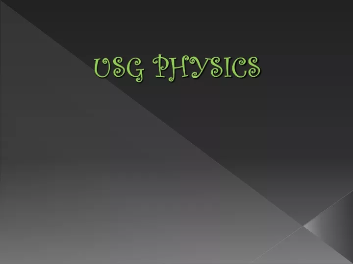 usg physics