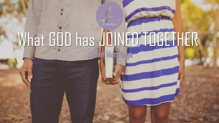 what god has joined together
