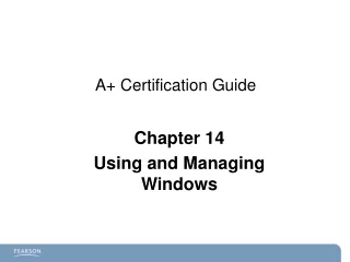 A+ Certification Guide