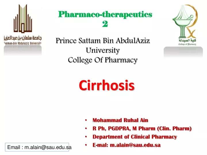 pharmaco therapeutics 2