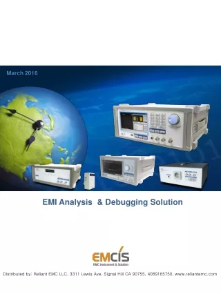 EMI Analysis  &amp; D ebugging  Solution