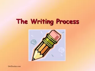 The Writing Process