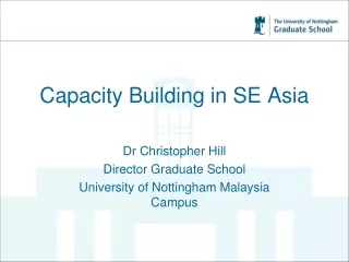 Capacity Building in SE Asia