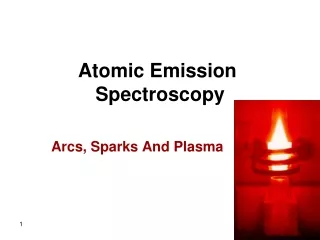 Atomic Emission  Spectroscopy