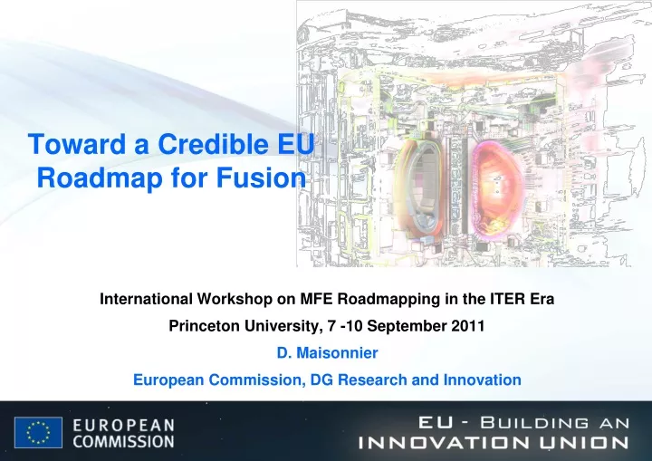toward a credible eu roadmap for fusion