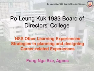 Po Leung Kuk 1983 Board of Directors’ College