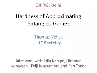 Hardness of Approximating Entangled Games
