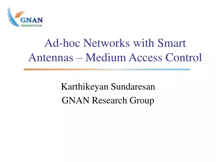 ad hoc networks with smart antennas medium access control