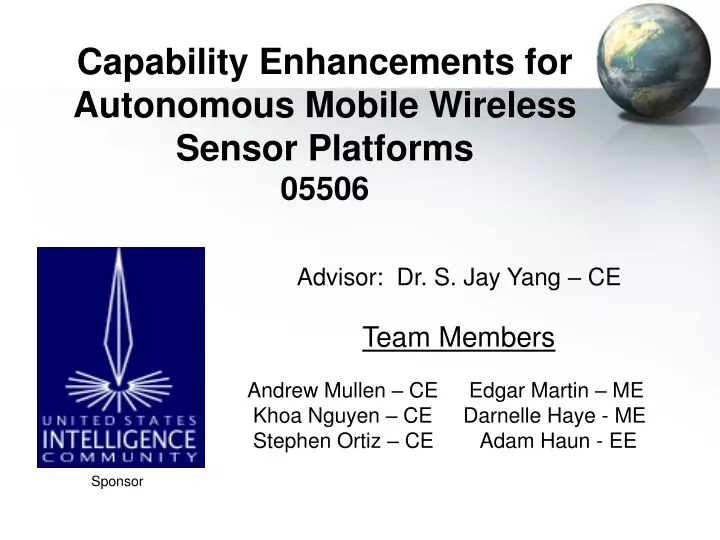 capability enhancements for autonomous mobile wireless sensor platforms 05506