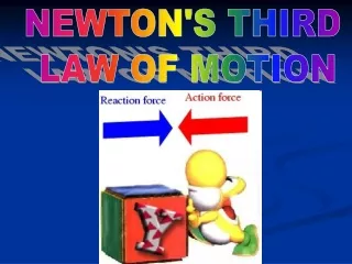 NEWTON'S THIRD  LAW OF MOTION