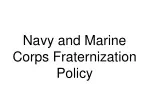 PPT - Department of the Army Fraternization Policy PowerPoint ...