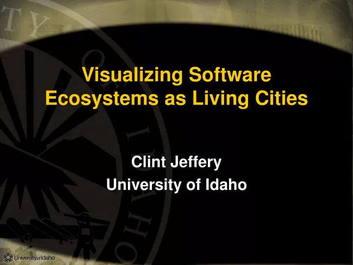 visualizing software ecosystems as living cities