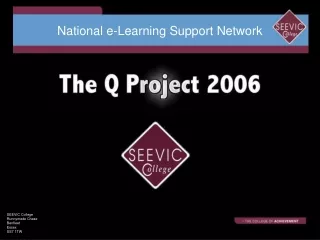 National e-Learning Support Network