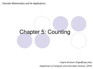 Chapter 5: Counting