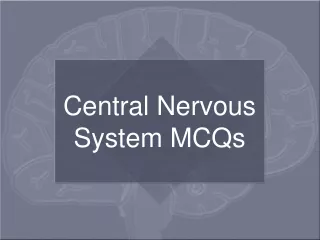 Central Nervous System MCQs