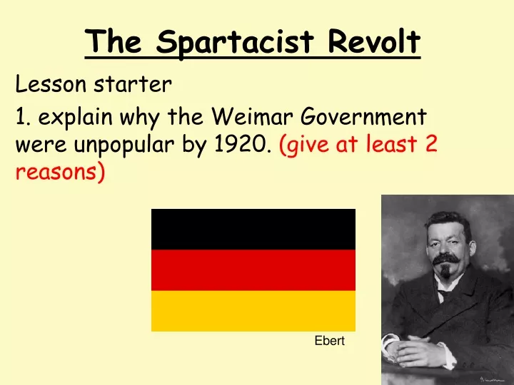 the spartacist revolt