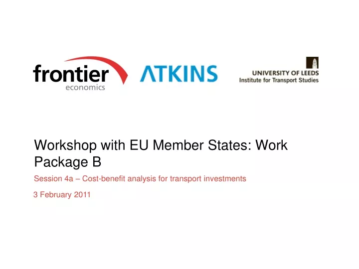 workshop with eu member states work package b
