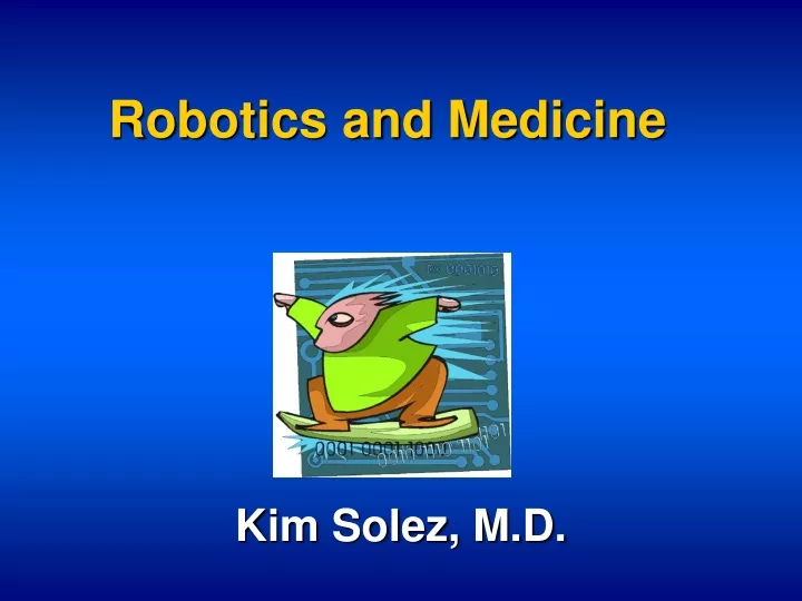 robotics and medicine