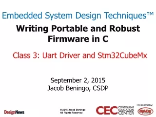 Writing Portable and Robust Firmware in C