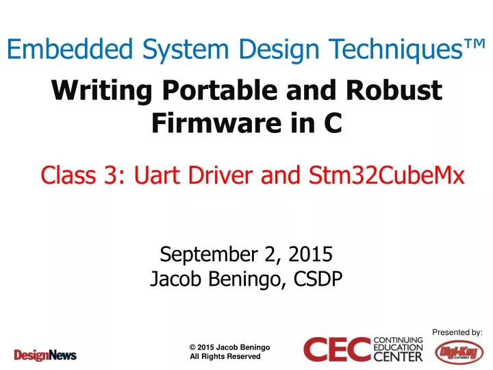 writing portable and robust firmware in c