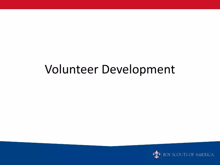 volunteer development