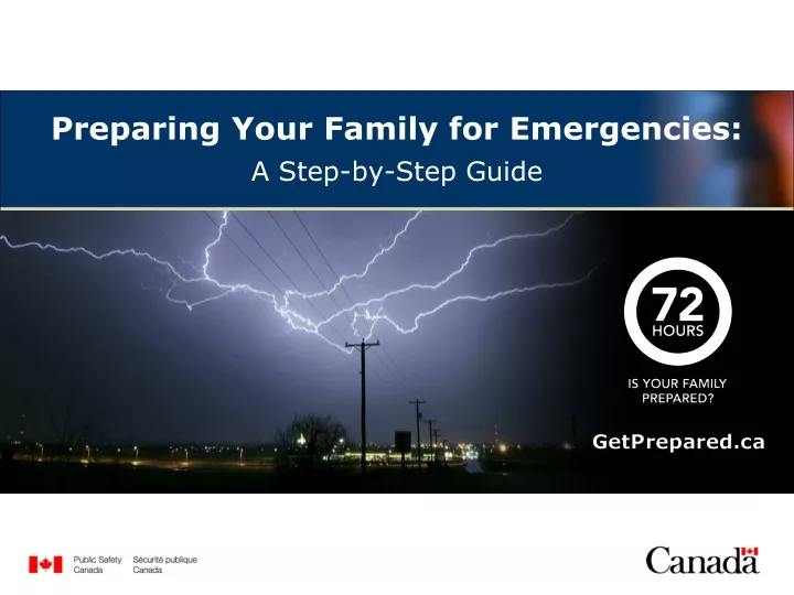 preparing your family for emergencies