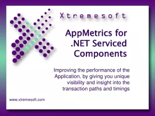 AppMetrics for  .NET Serviced Components