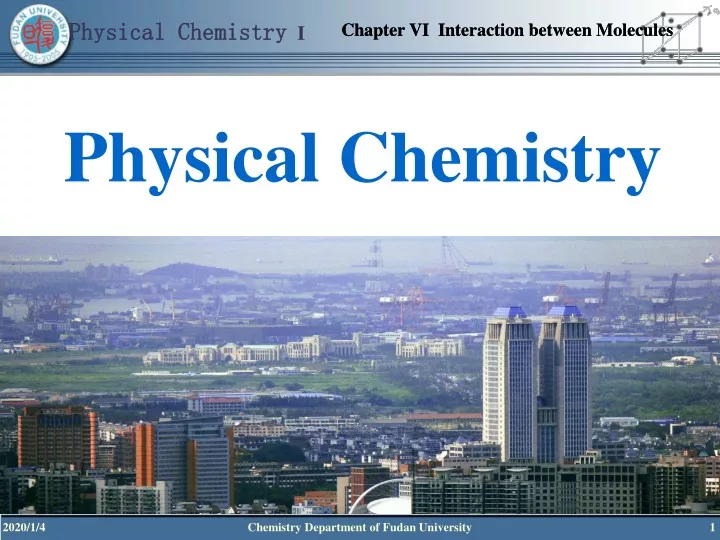 chapter vi interaction between molecules