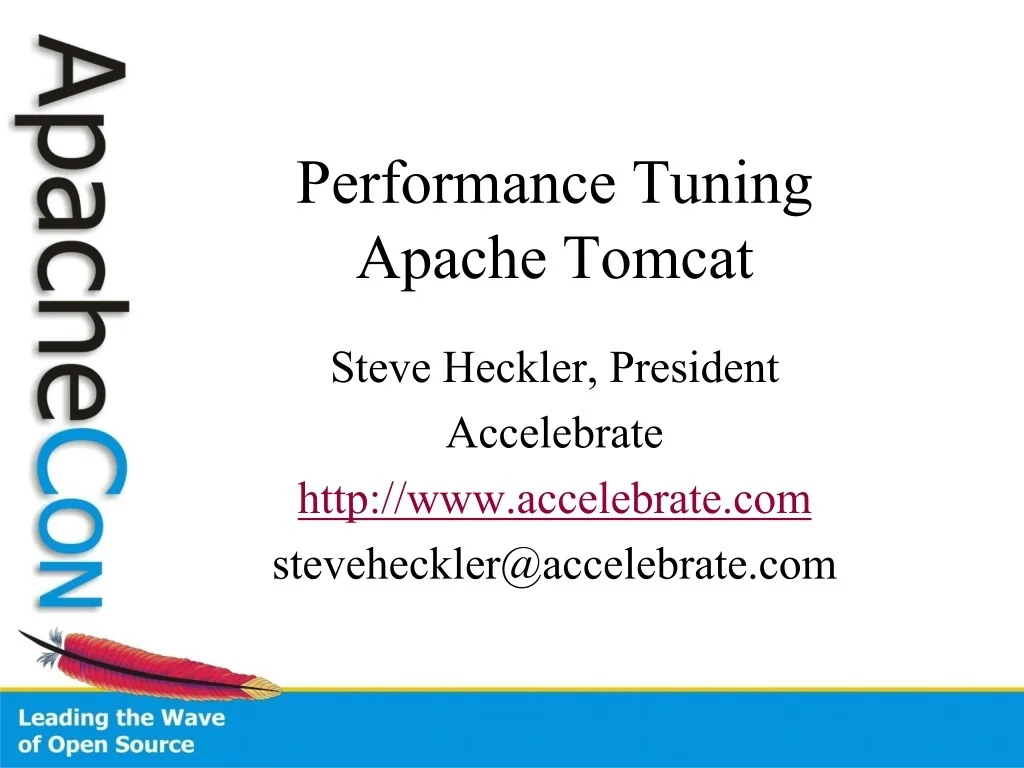 Tomcat Performance PPT - Apache Tomcat Performance Tuning Guide PowerPoint Presentation ...