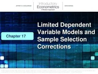 Limited Dependent Variable Models and Sample Selection Corrections