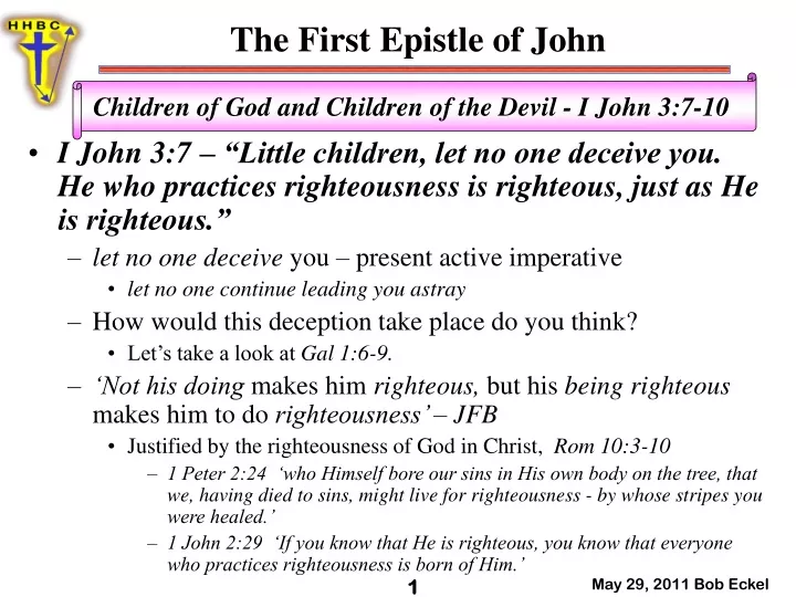 the first epistle of john