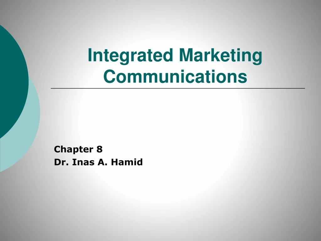 PPT - Integrated Marketing Communications PowerPoint Presentation, free ...
