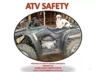ATV SAFETY