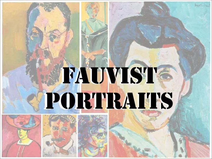 fauvist portraits