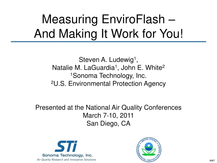 measuring enviroflash and making it work for you