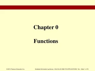 Chapter 0 Functions