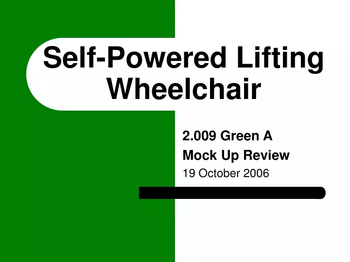 self powered lifting wheelchair