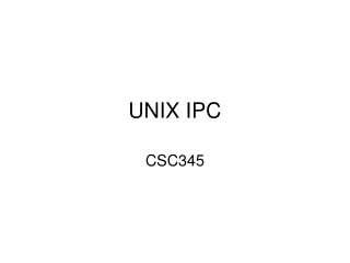UNIX IPC