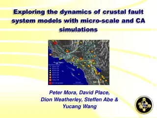 Exploring the dynamics of crustal fault system models with micro-scale and CA simulations