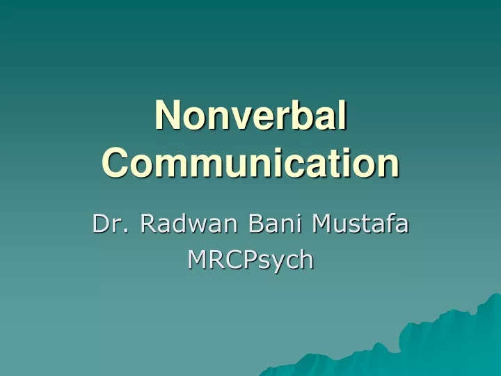 nonverbal communication