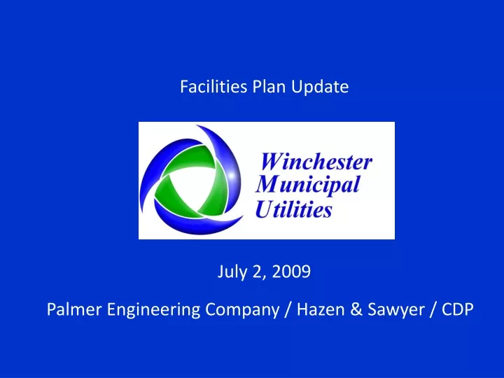 facilities plan update
