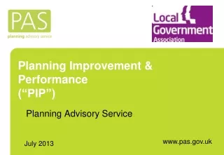 Planning Improvement &amp; Performance (“PIP”)