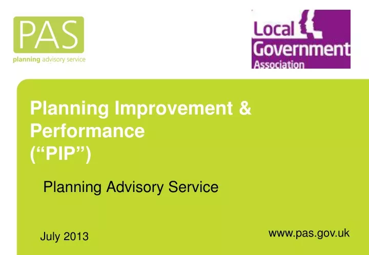 planning improvement performance pip