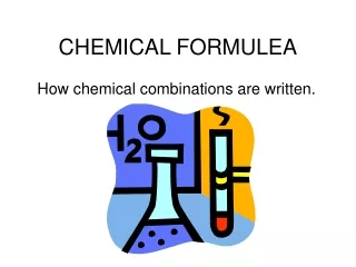 CHEMICAL FORMULEA