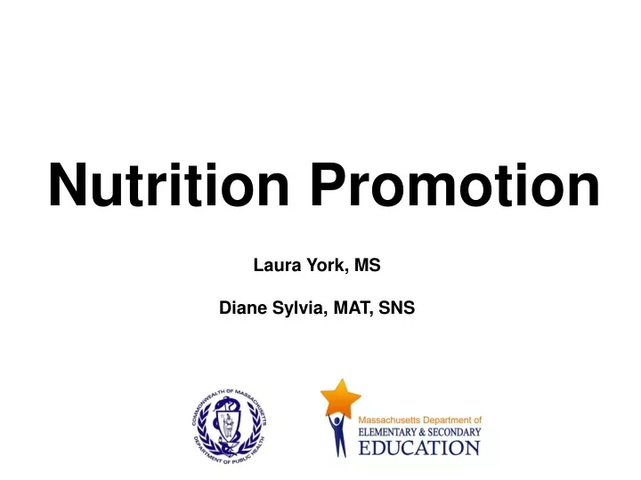 nutrition promotion