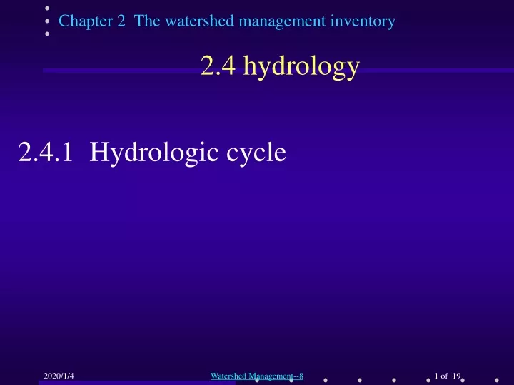 2 4 hydrology