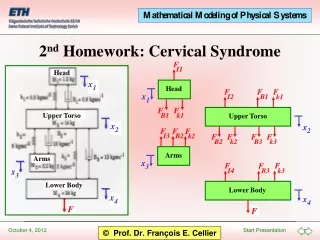 2 nd  Homework: Cervical Syndrome