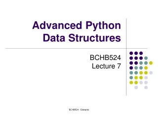 Advanced Python Data Structures