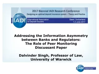 Addressing the Information Asymmetry between Banks and Regulators: The Role of Peer Monitoring