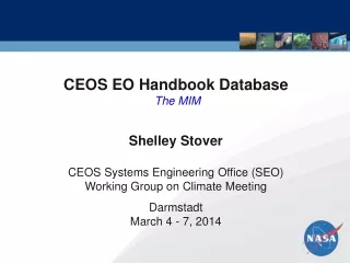 CEOS EO Handbook Database  The MIM